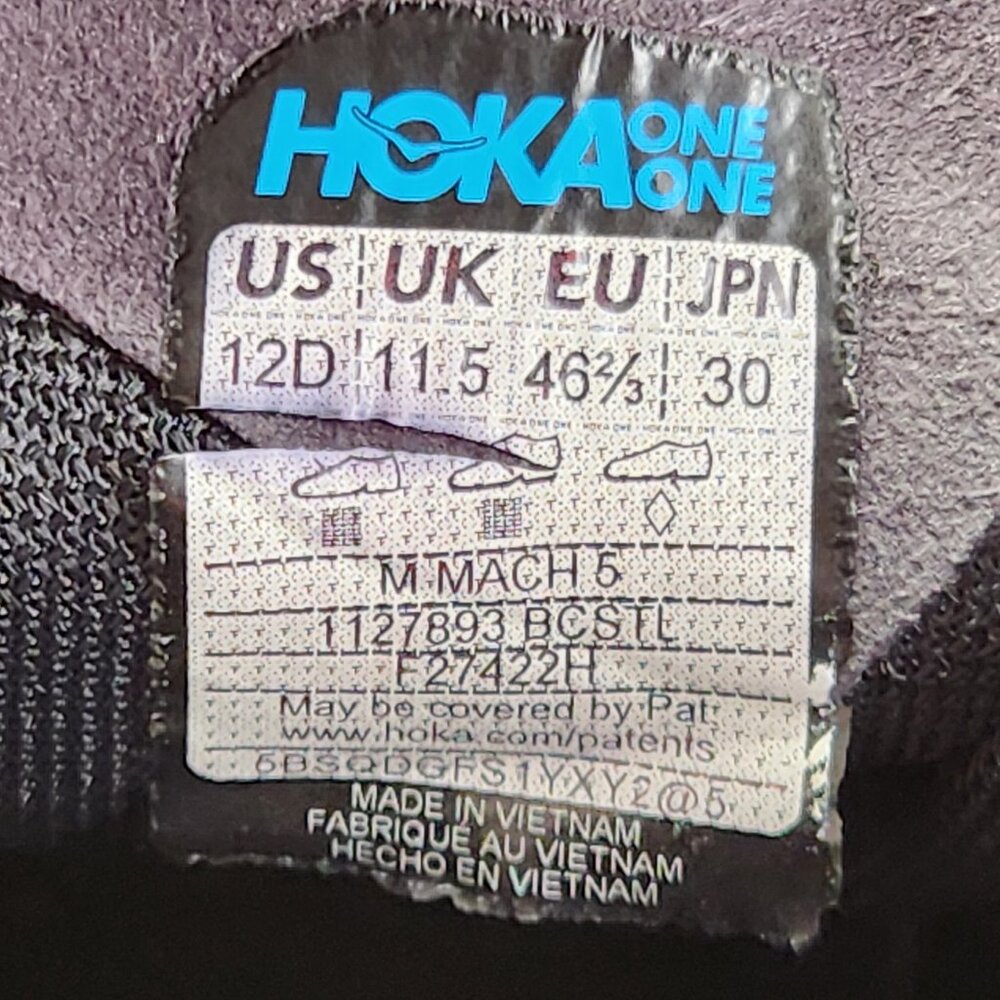 HOKA Men's Black Performance Running Shoes - Picture 11 of 11